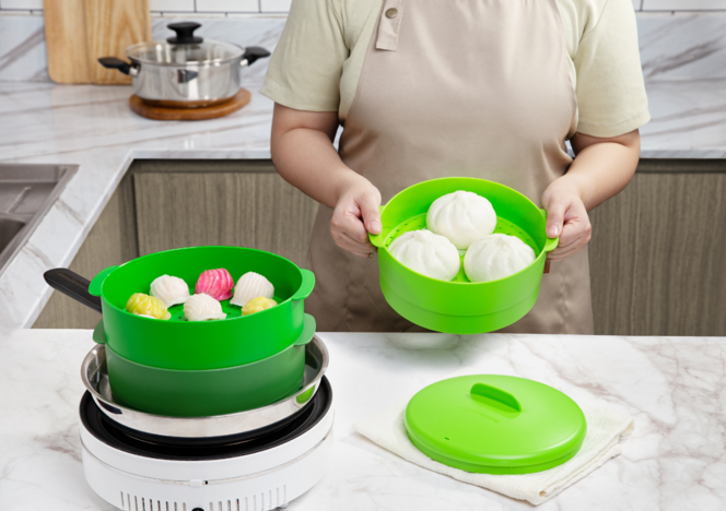 Tupperware Xửng Hấp Steam It 3 Tầng 